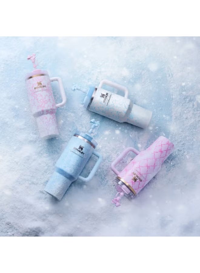 Stanley 1913 x LoveShackFancy Holiday Quencher® H2.0 FlowState™ Tumbler | 40 OZ-Toscana Toile Alpine Blue - Image 5